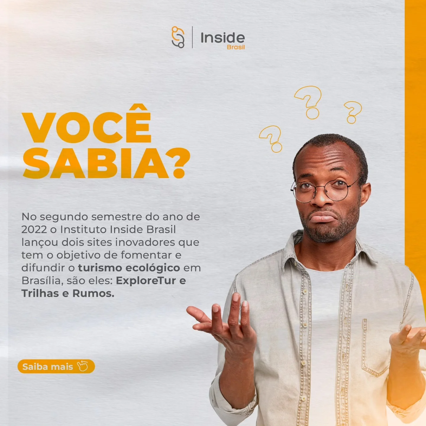 Publicação do Instituto Inside Brasil no Instagram